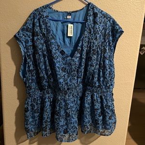 NWT Floral Blouse